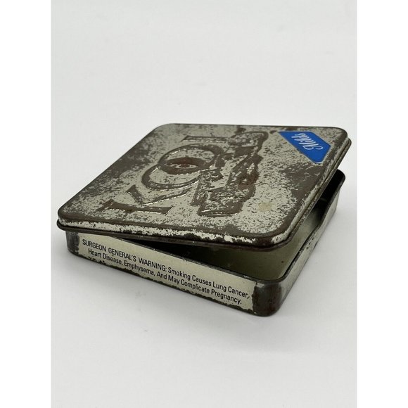 Kool Accents Vintage Metal Cigarette Box Kool Brand With Race Car